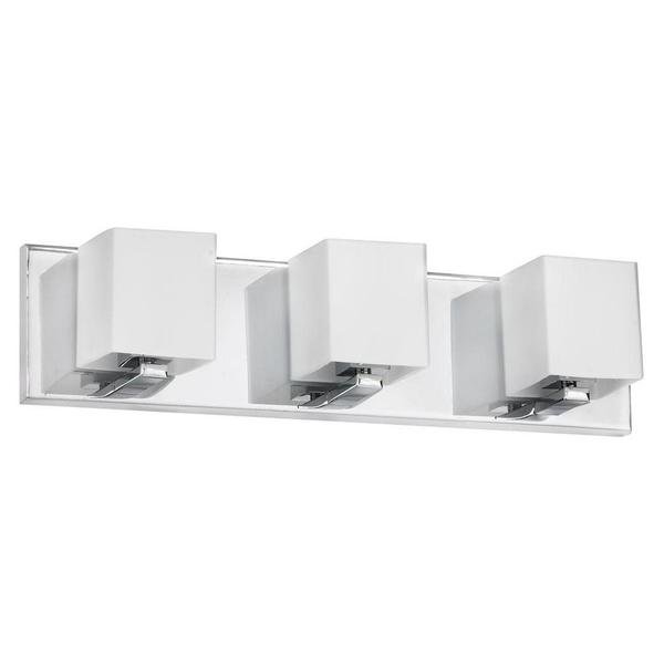 Polished Chrome 3 Light Ada Compliant Vanity Light, Dainolite, Mfr#: V1230-3W-PC